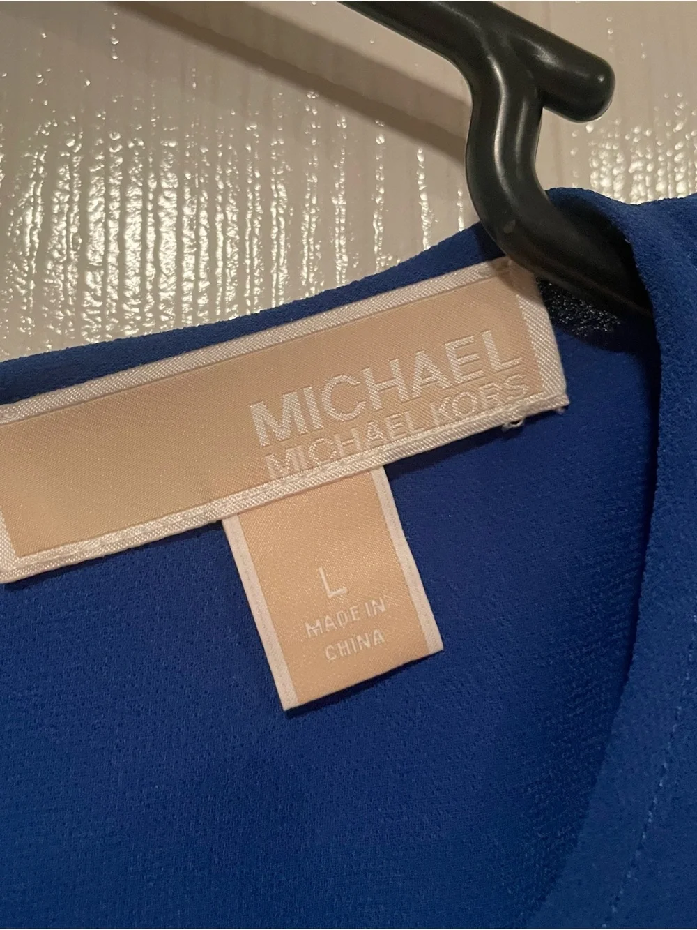 Michael Kors Sleeveless Pleated Midi Dress in Cobalt Blue